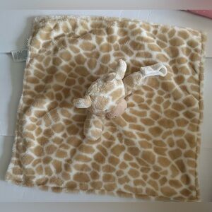 Giraffe Baby Security Blanket Lovey Lovie Plush Pacifier Holder Soft Toy Carters